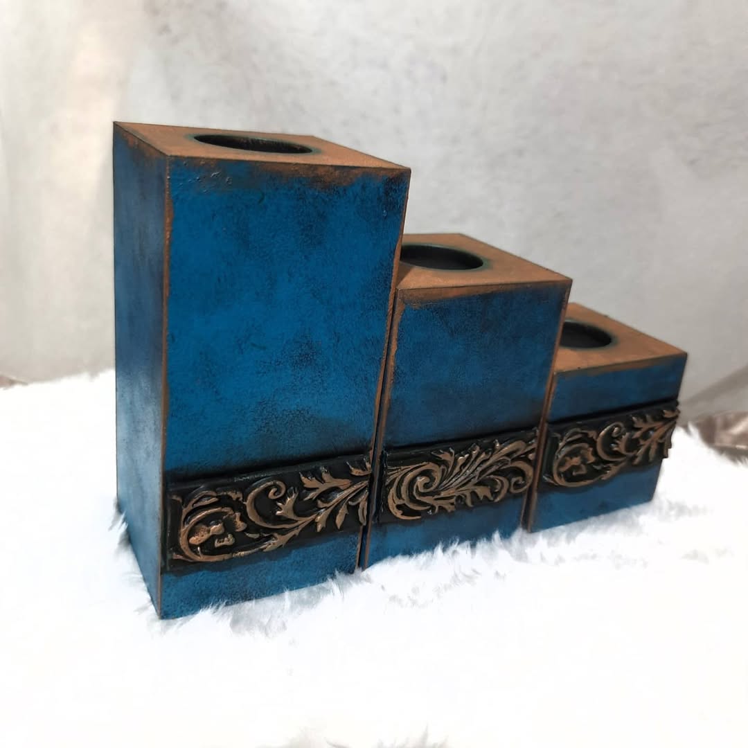 The Vintage Tealight Blocks