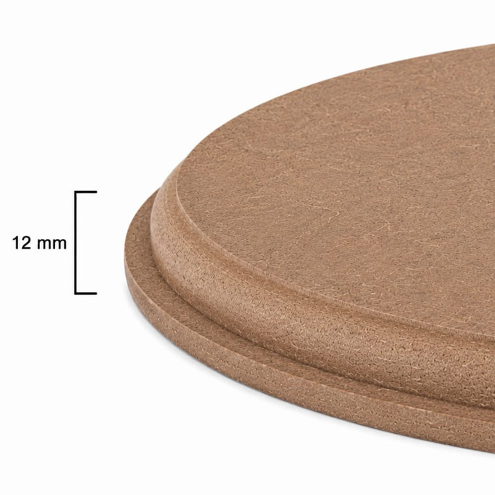 10" x 6" Oval MDF 12mm