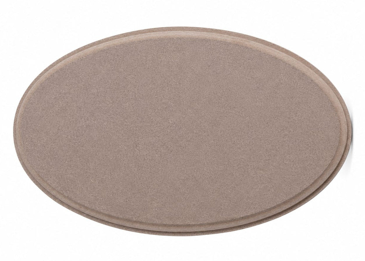 10" x 6" Oval MDF 12mm