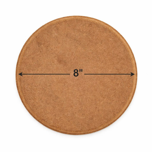 8" Dia Round MDF 12mm
