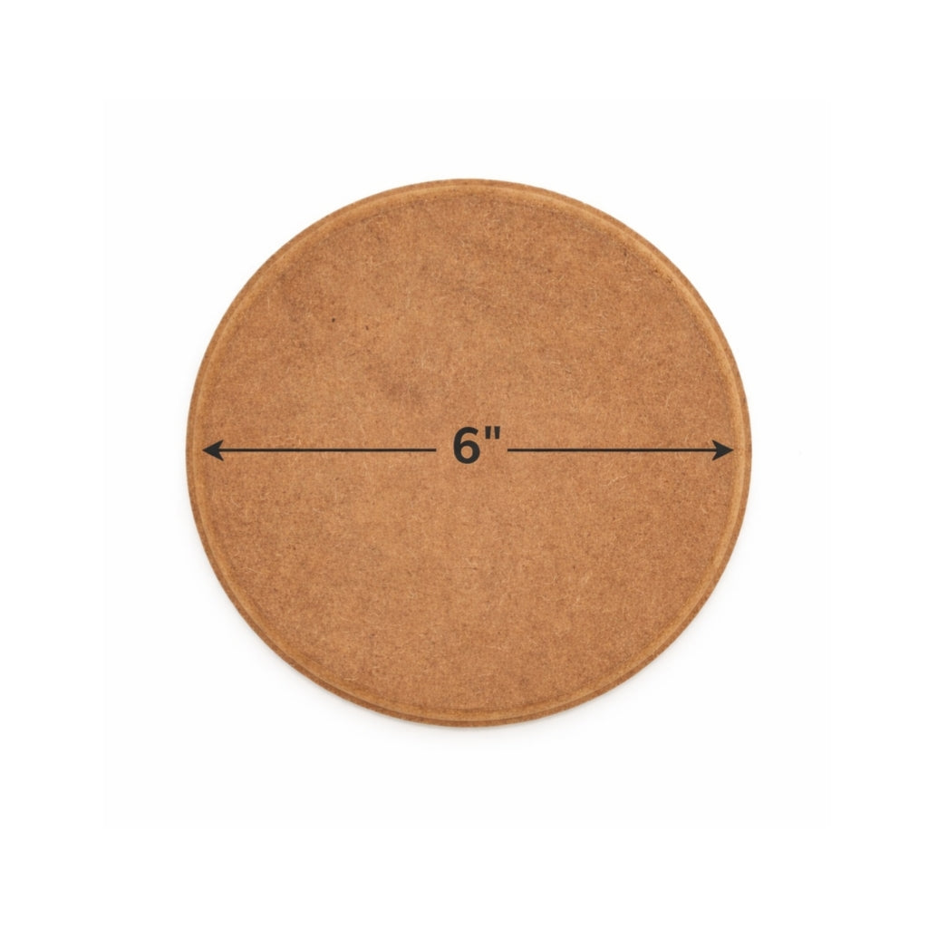 6" Dia Round MDF 12mm