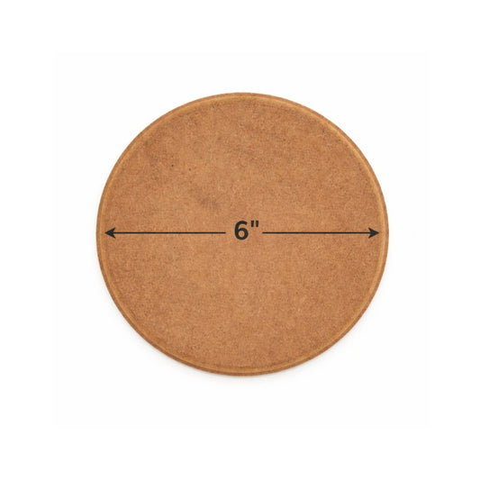 6" Dia Round MDF 12mm