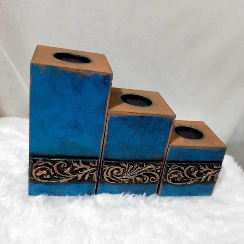 The Vintage Tealight Blocks